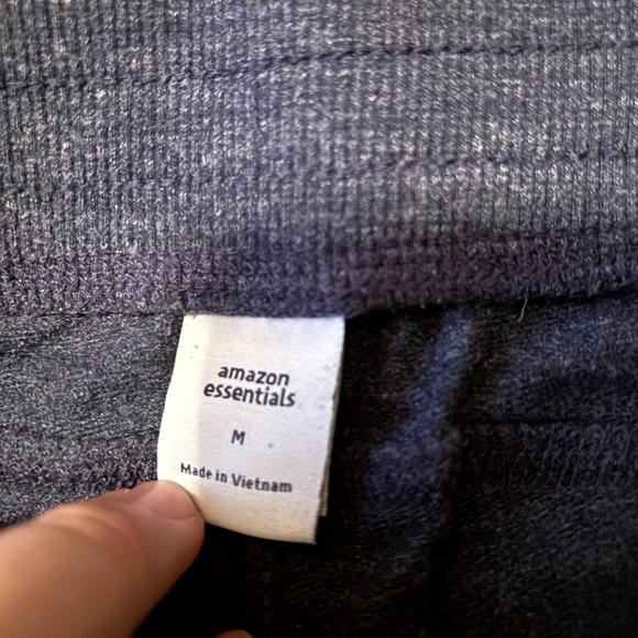 Amazon Essentials Women's Jogger Sweatpants Size M Navy Blue Drawstring - Picture 2 of 6